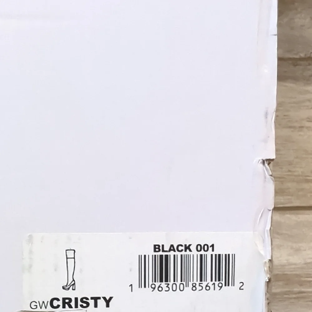 GUESS Cristy Black Faux Suede Thigh High Platform Boots Size 9M